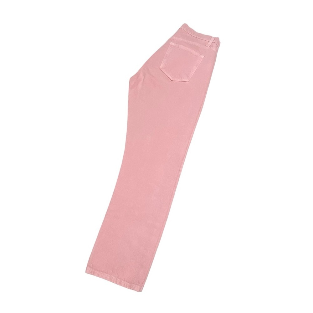 Alice + Olivia AO.LA Pink High Rise Girlfriend Jeans 28 Blush Straight Leg - Picture 6 of 12
